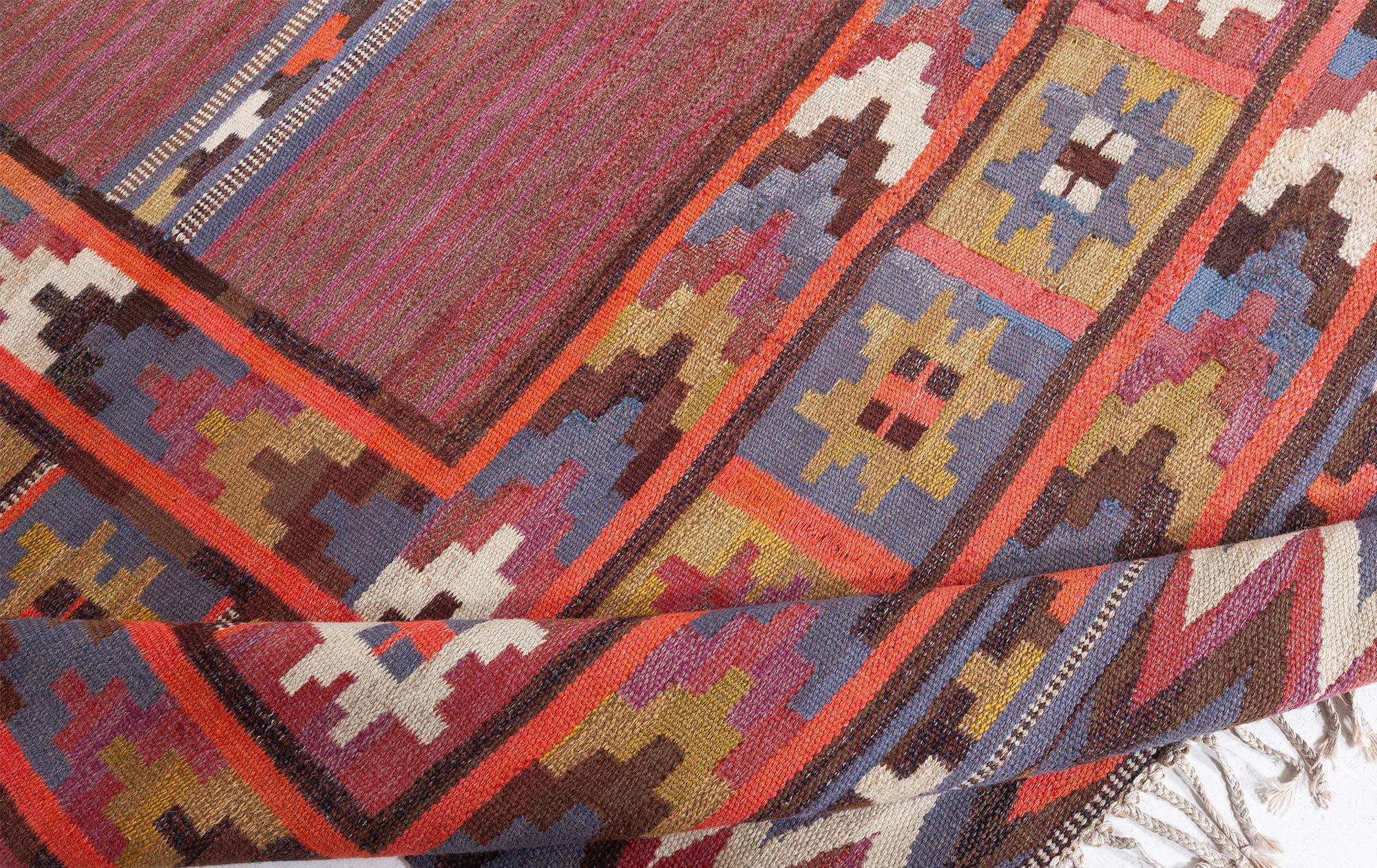 Wool Doris Leslie Blau Vintage Swedish Rug by Marta Mass Fjetterstrom For Sale