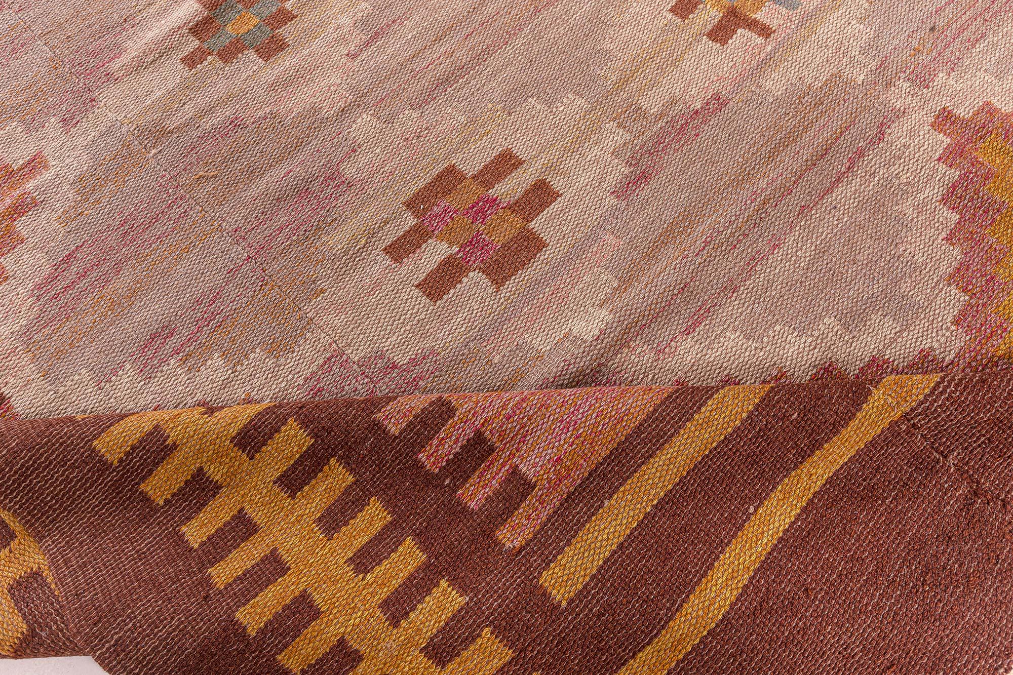 Mid-Century Modern Doris Leslie Blau Vintage Swedish Rug For Sale