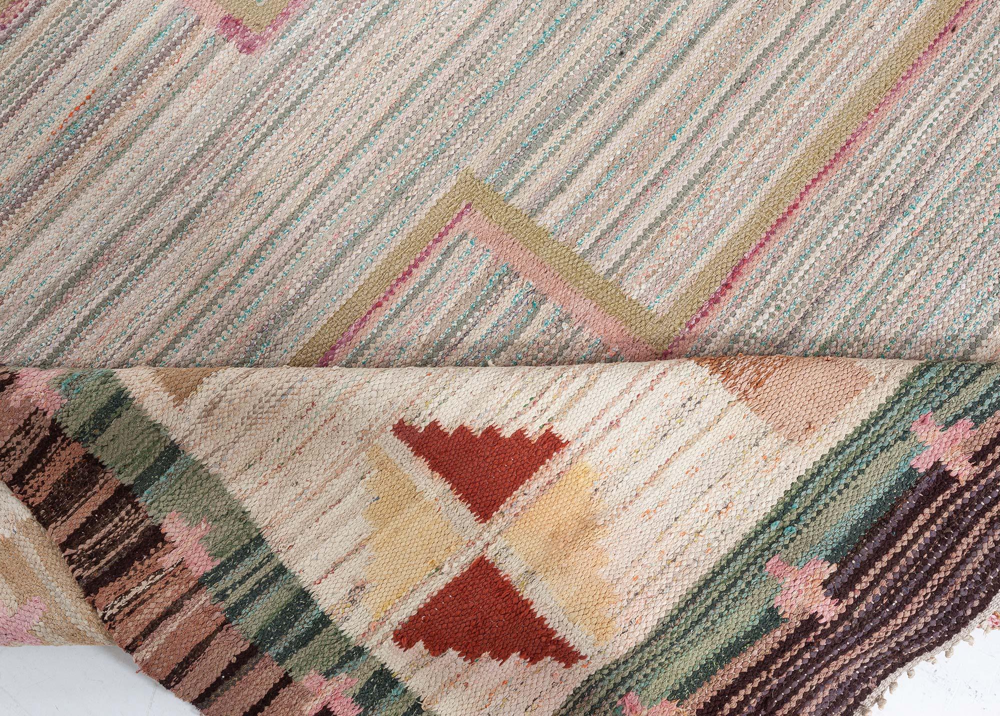 XX secolo Tappeto vintage svedese Doris Leslie Blau in vendita