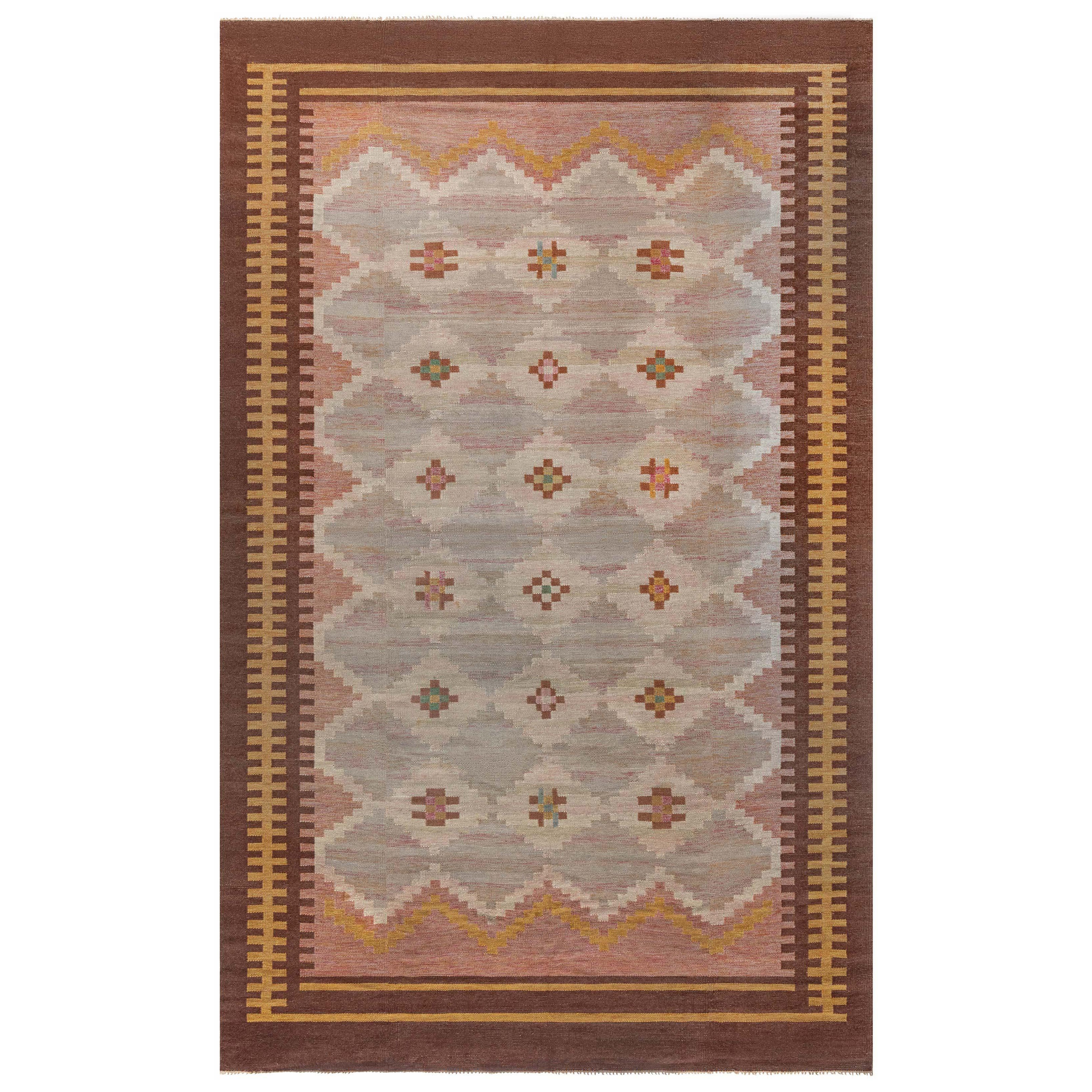 Doris Leslie Blau Vintage Swedish Rug For Sale