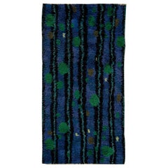 Tappeto Doris Leslie Blau Vintage Swedish Rya in Greene & Greene