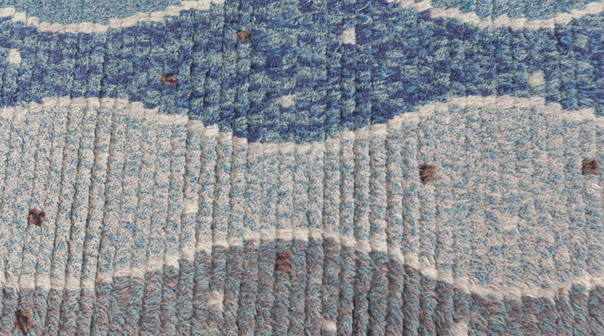 Scandinave Tapis Rya suédois vintage Doris Leslie Blau en vente