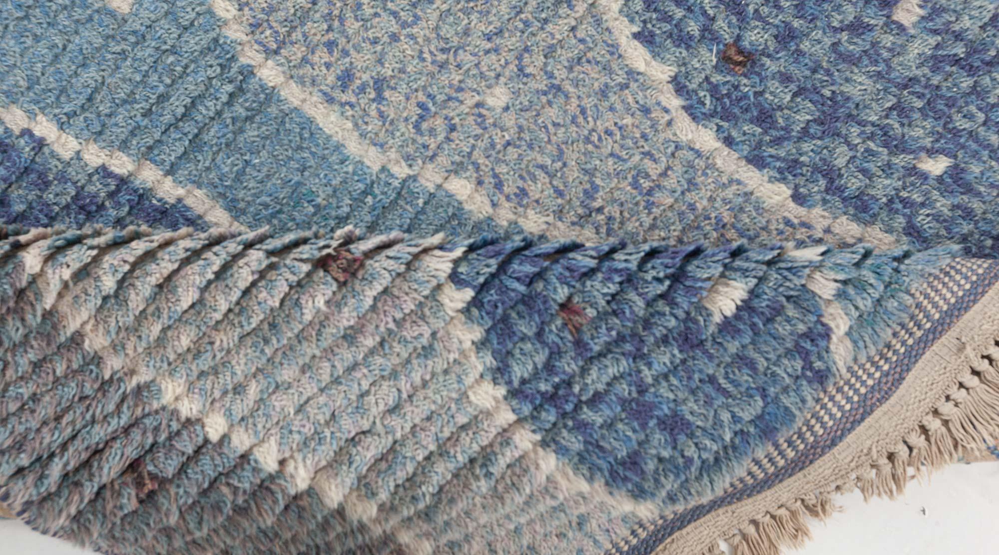 Tapis Rya suédois vintage Doris Leslie Blau Bon état - En vente à New York, NY