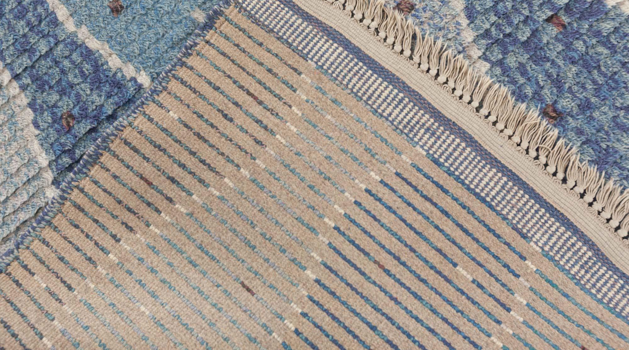 20ième siècle Tapis Rya suédois vintage Doris Leslie Blau en vente