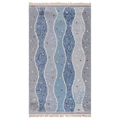Alfombra Doris Leslie Blau Vintage Swedish Shaggy Rya