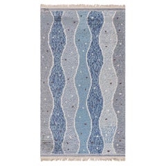Tapis Rya suédois vintage Doris Leslie Blau