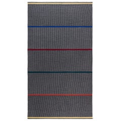 Doris Leslie Blau Vintage Swedish Striped Gray Rug by Lagerhem Ullberg
