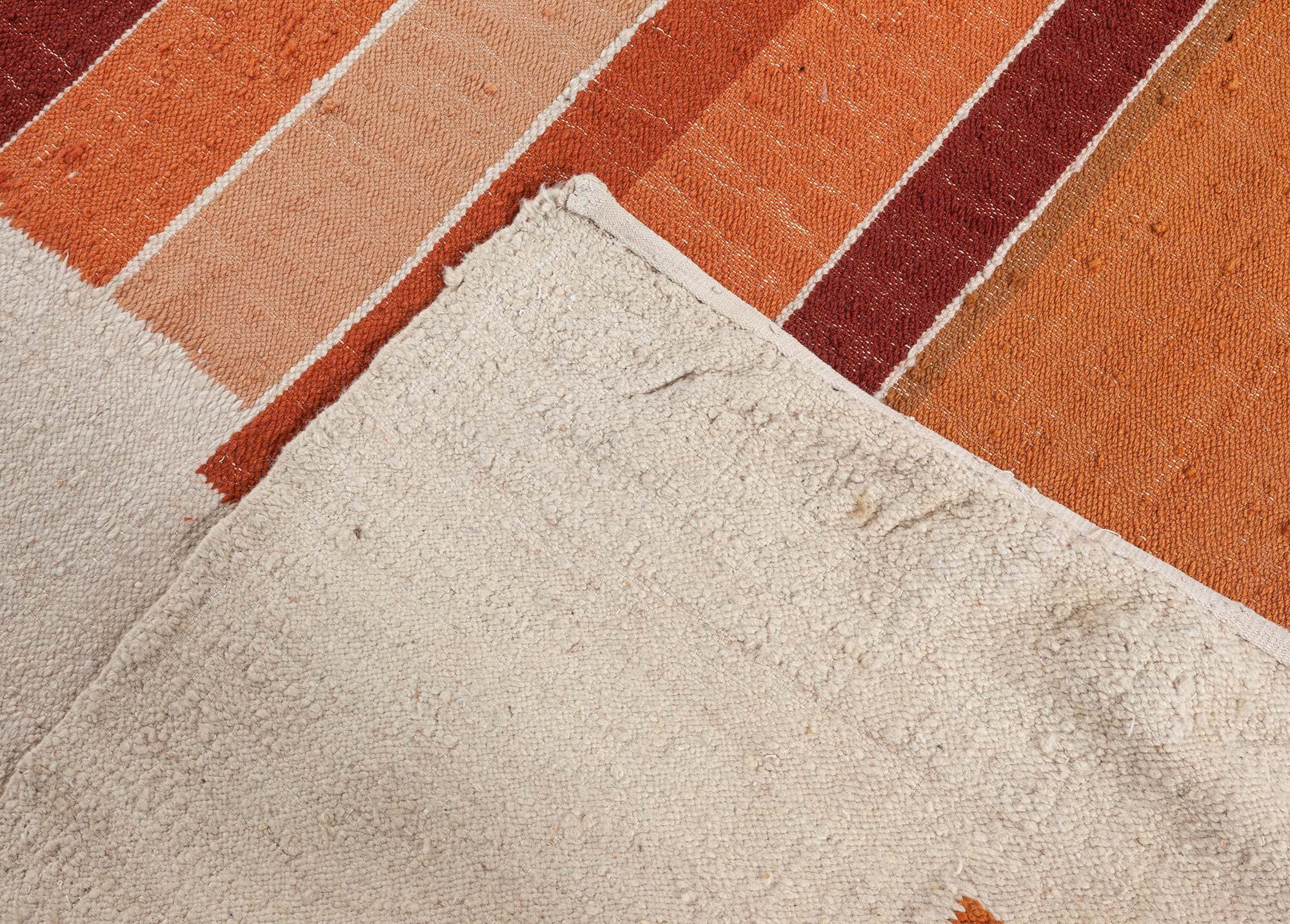 Alfombra sueca vintage de tejido plano, Doris Leslie Blau en venta 2