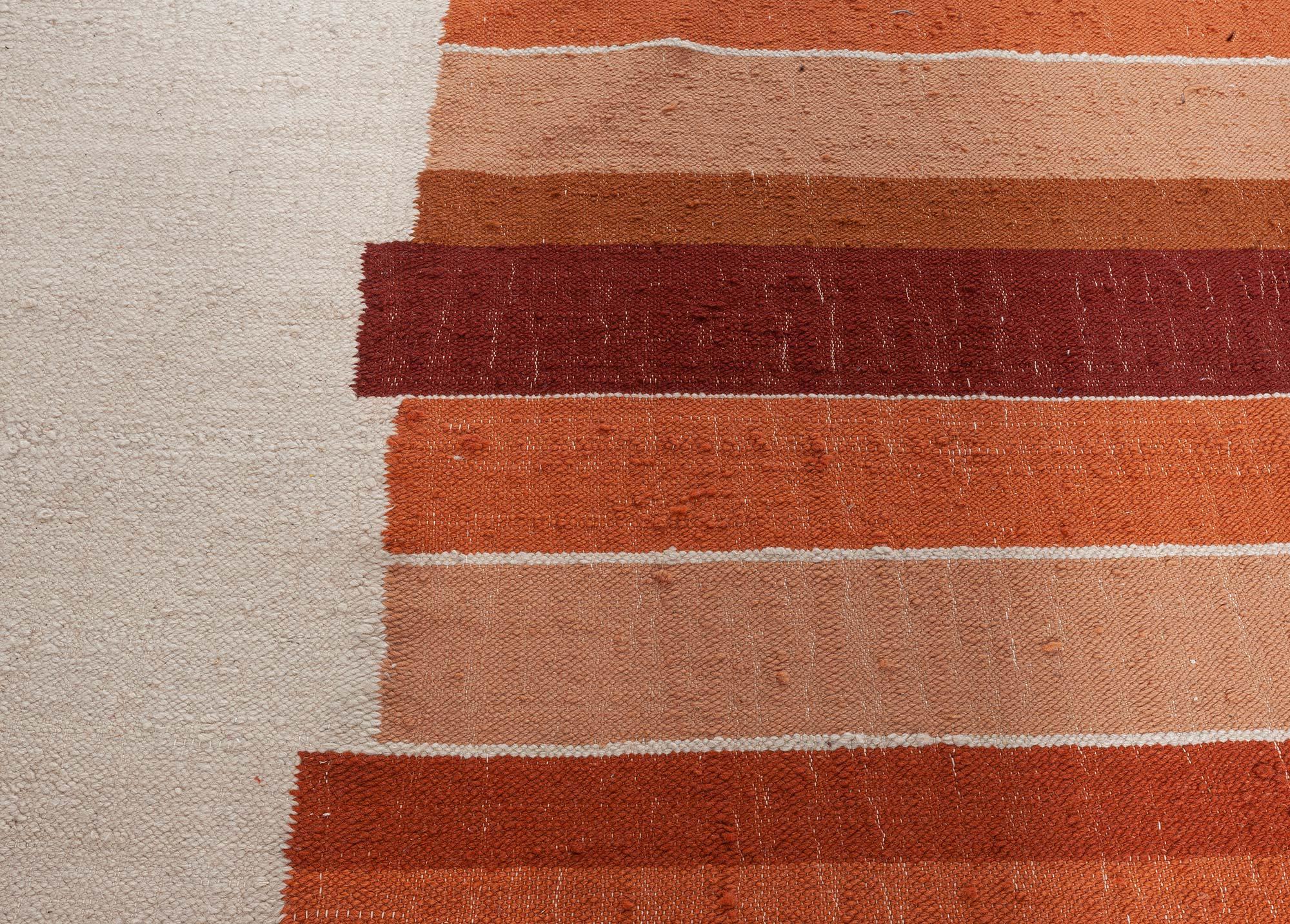Alfombra sueca vintage a rayas
Tamaño: 279 × 337 cm (9'2