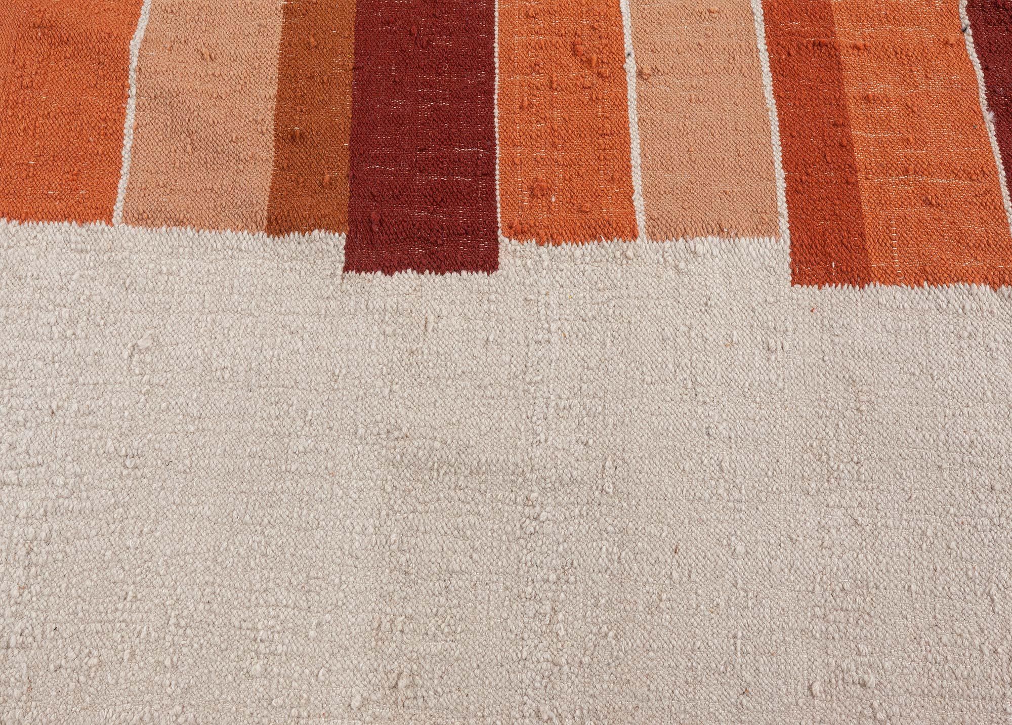 Alfombra sueca vintage de tejido plano, Doris Leslie Blau Lana en venta