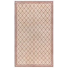 Doris Leslie Blau Tappeto Tribale Marocchino Geometrico Vintage in Lana Fatto a Mano