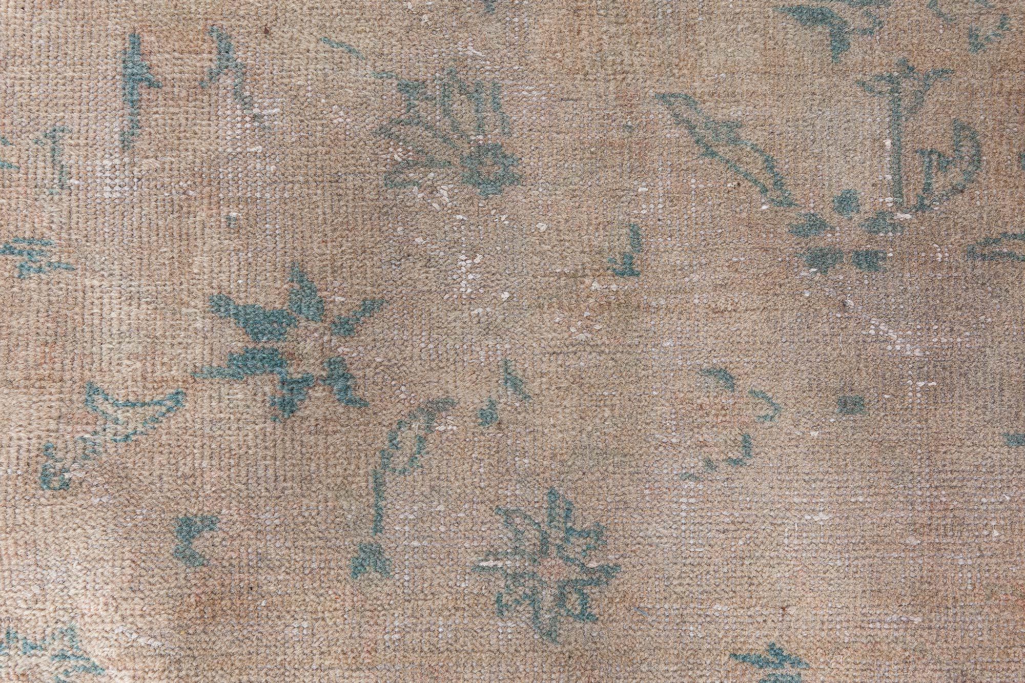 Doris Leslie Blau Alfombra turca vintage de lana anudada a mano Borlou en Bueno estado para la venta en New York, NY
