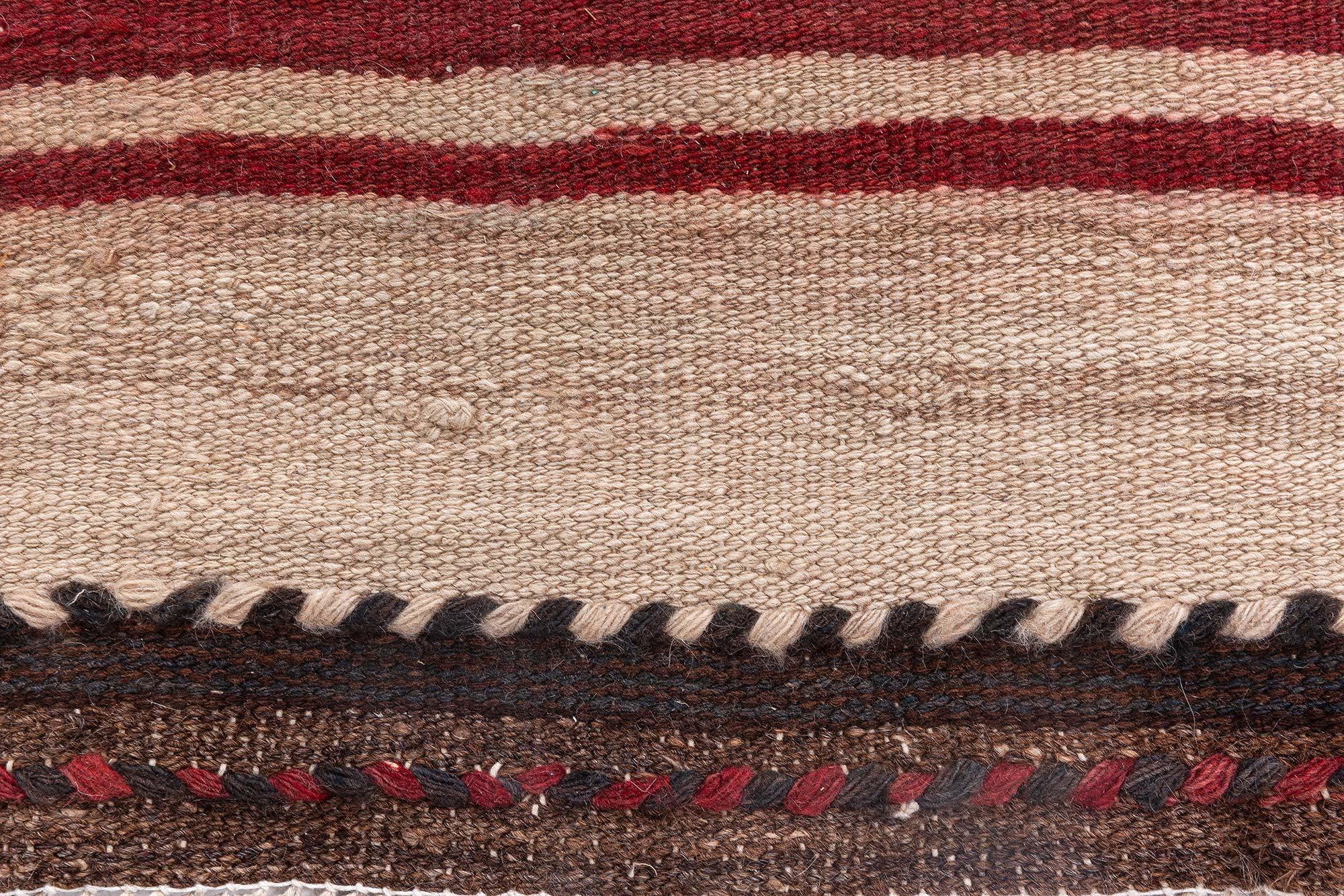 Doris Leslie Blauer türkischer Vintage-Kelim-Teppich (Türkisch) im Angebot