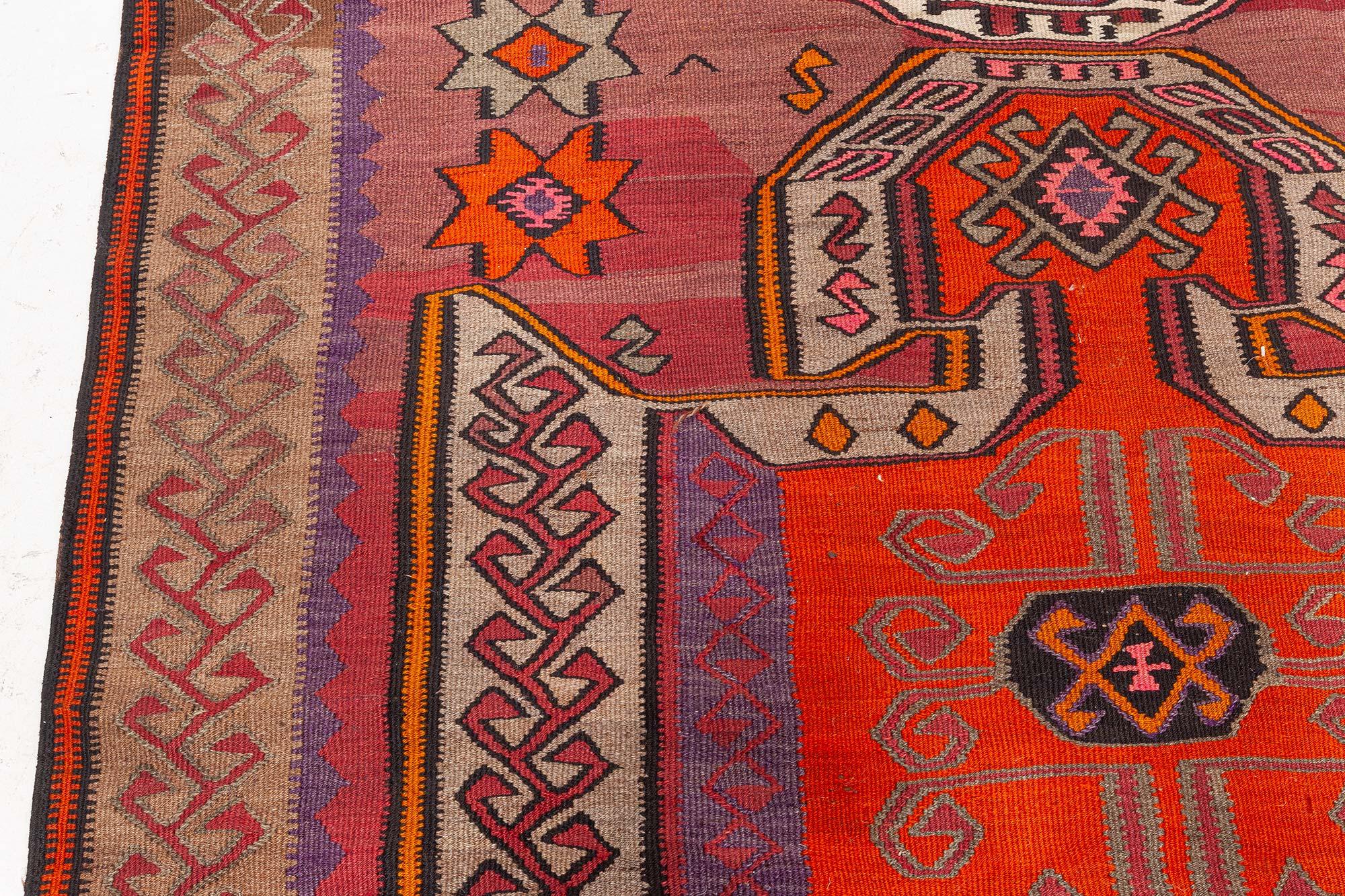 Noué à la main Tapis Kilim turc vintage Doris Leslie Blau en vente