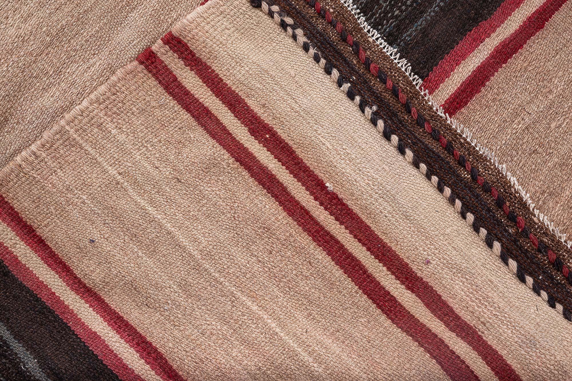 Doris Leslie Blauer türkischer Vintage-Kelim-Teppich im Angebot 2
