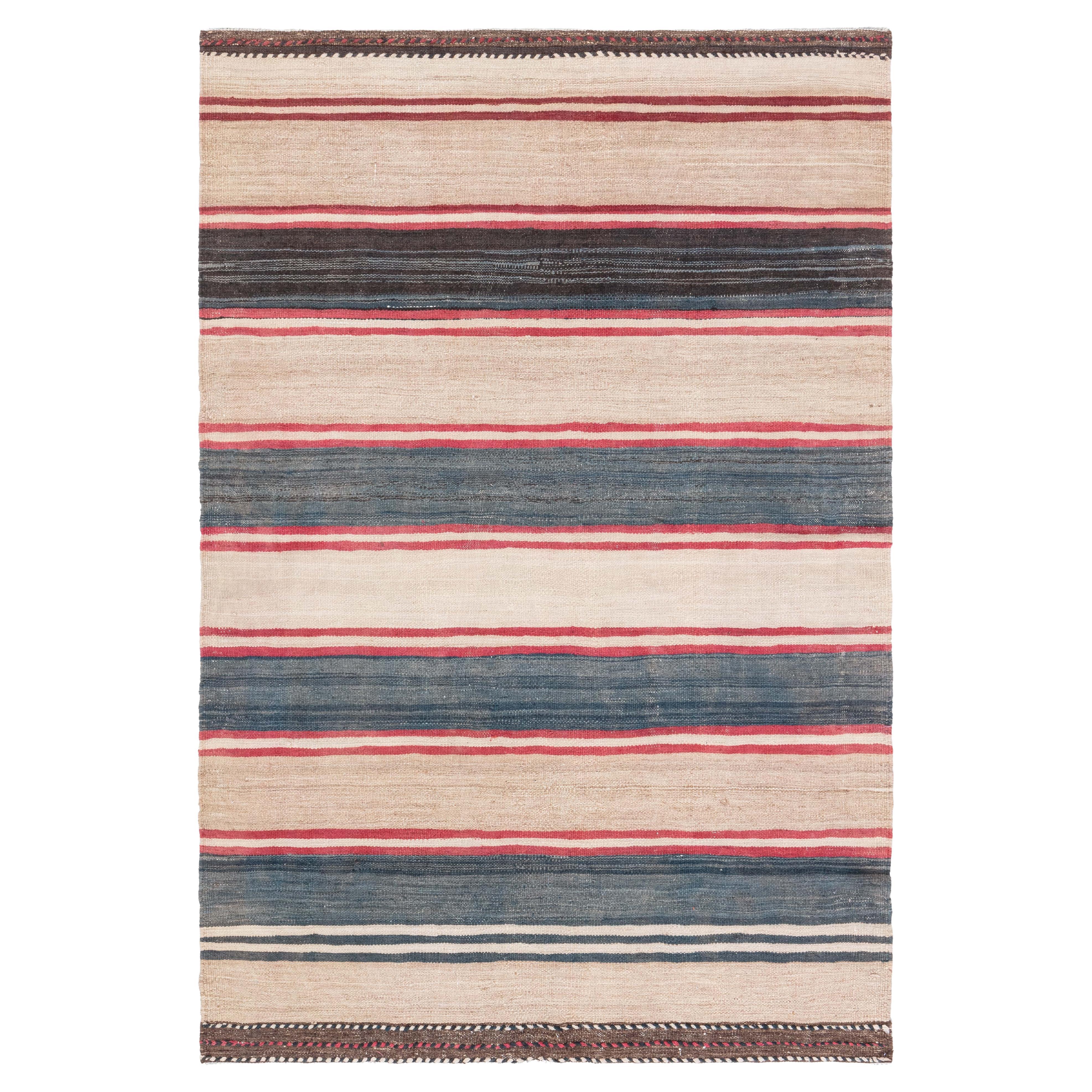 Doris Leslie Blau Vintage Turkish Kilim Rug