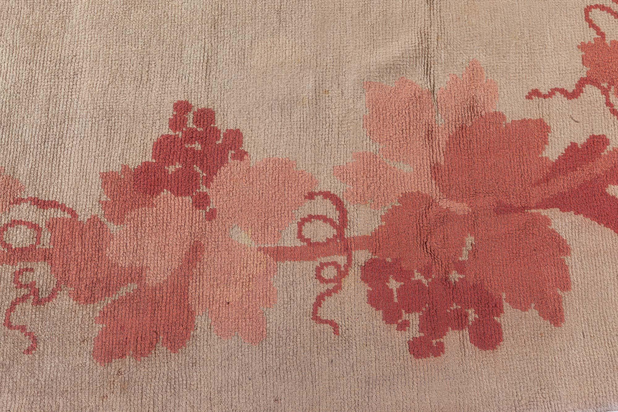 Scandinavo Tappeto Doris Leslie Blau Vintage Art Nouveau in vendita