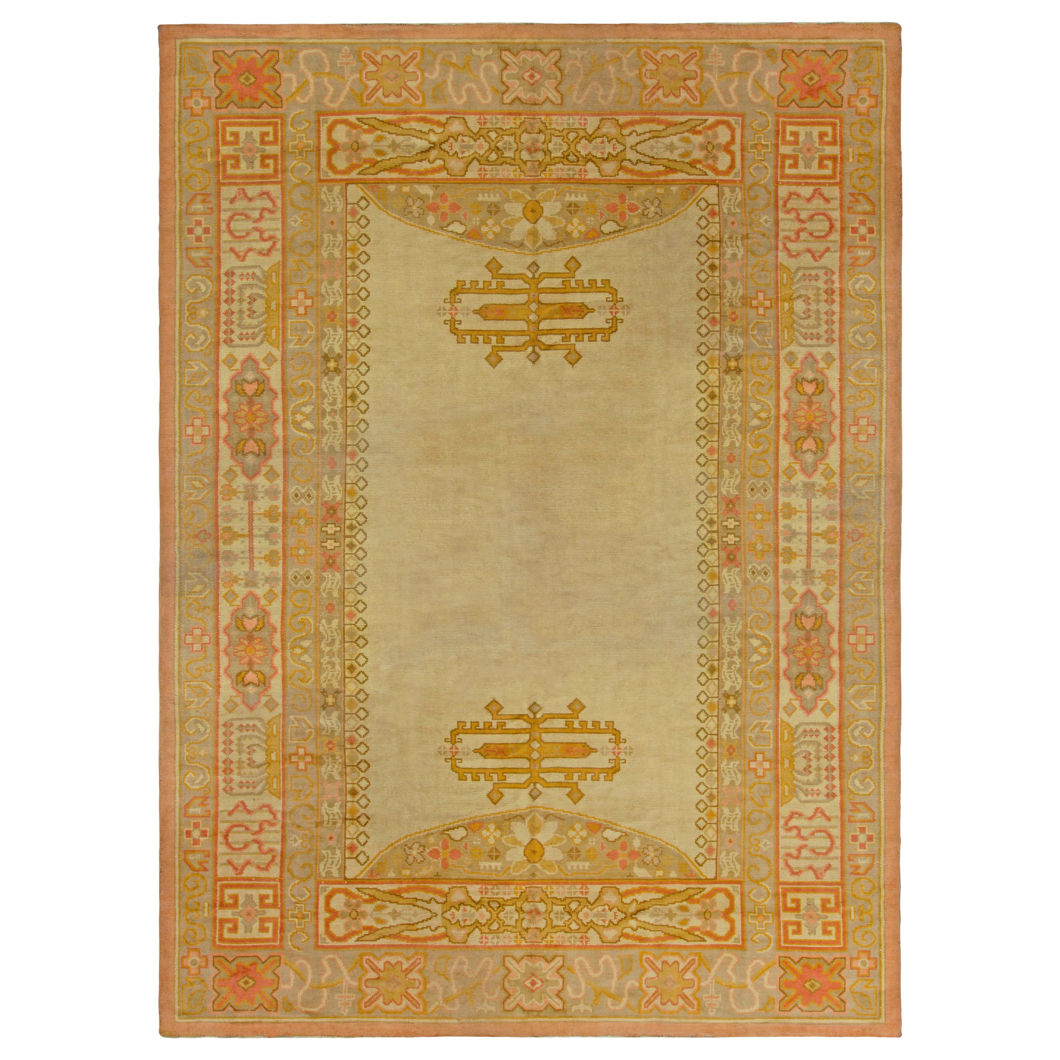 Doris Leslie Blau Vintage Wiener Jugendstil-Teppich
