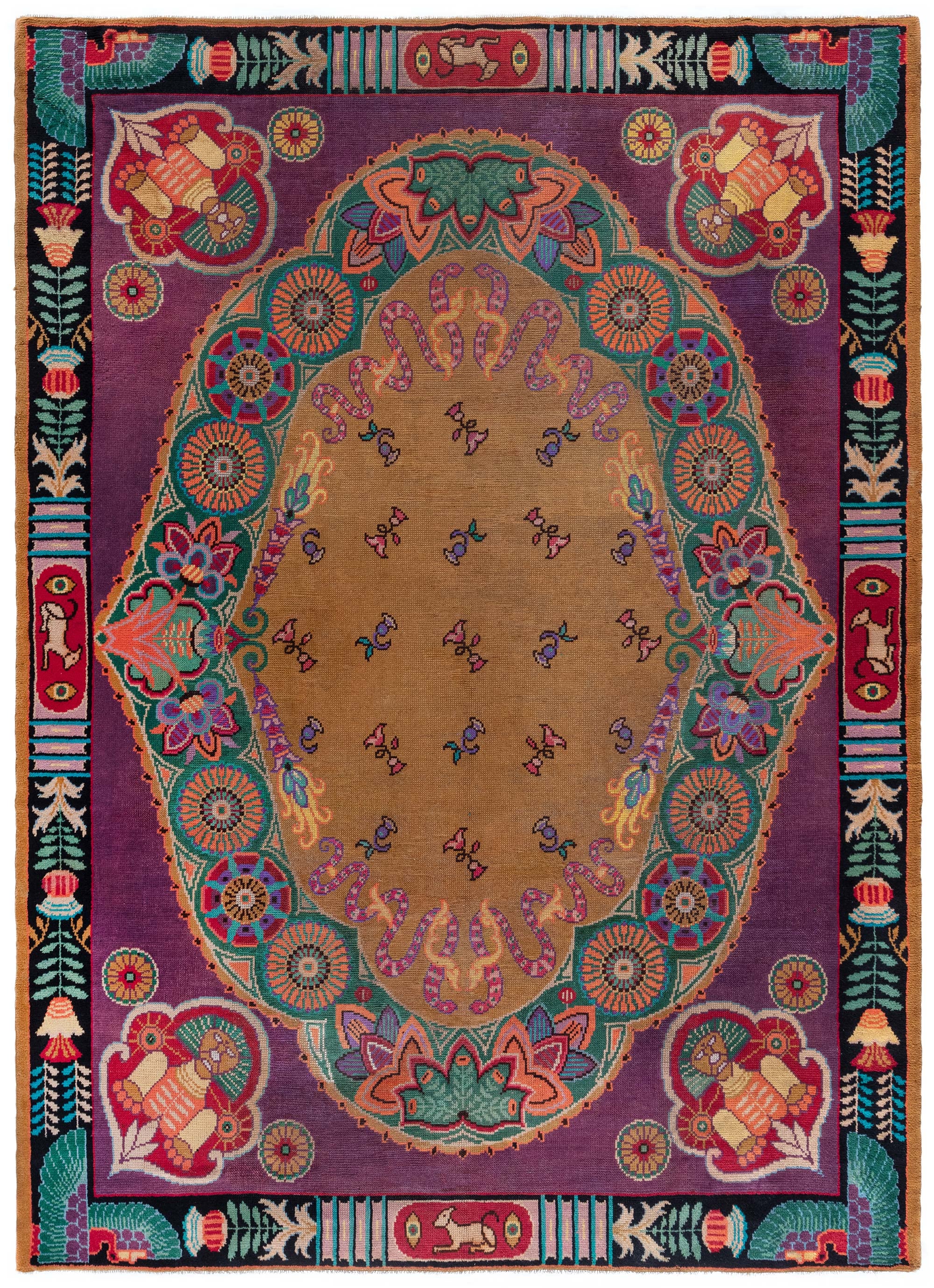 Doris Leslie Blau Vintage Viennese Art Nouveau Rug