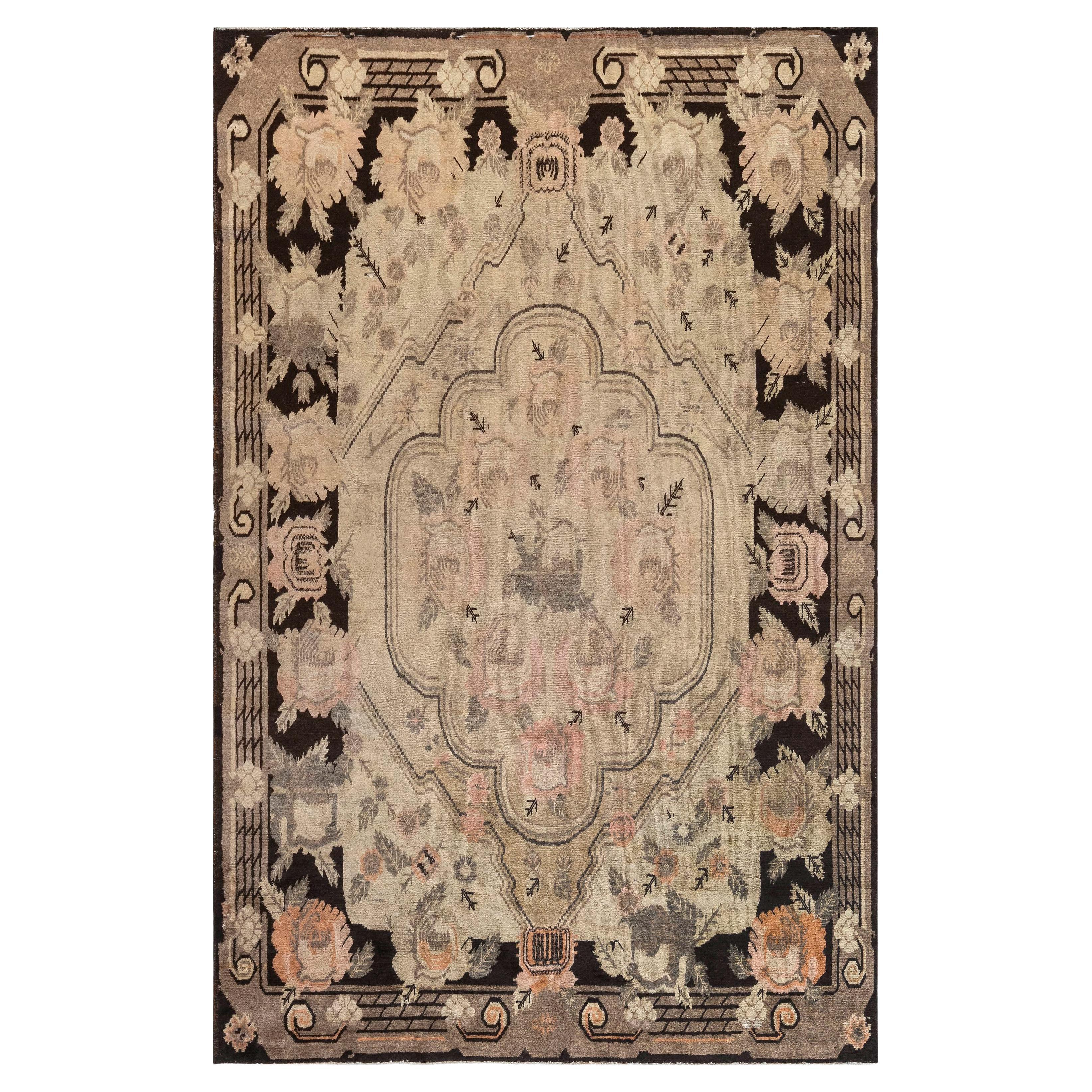 Doris Leslie Blau Vintage Wool Samarkand (Khotan) Rug