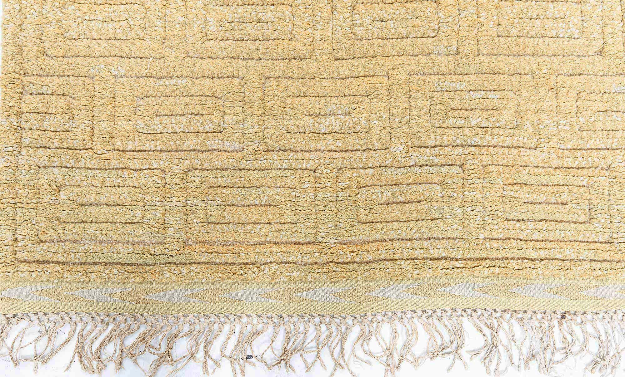 Mid-Century Modern Doris Leslie Blau, demi-pièce suédoise jaune vintage par Elsa Gullberg en vente