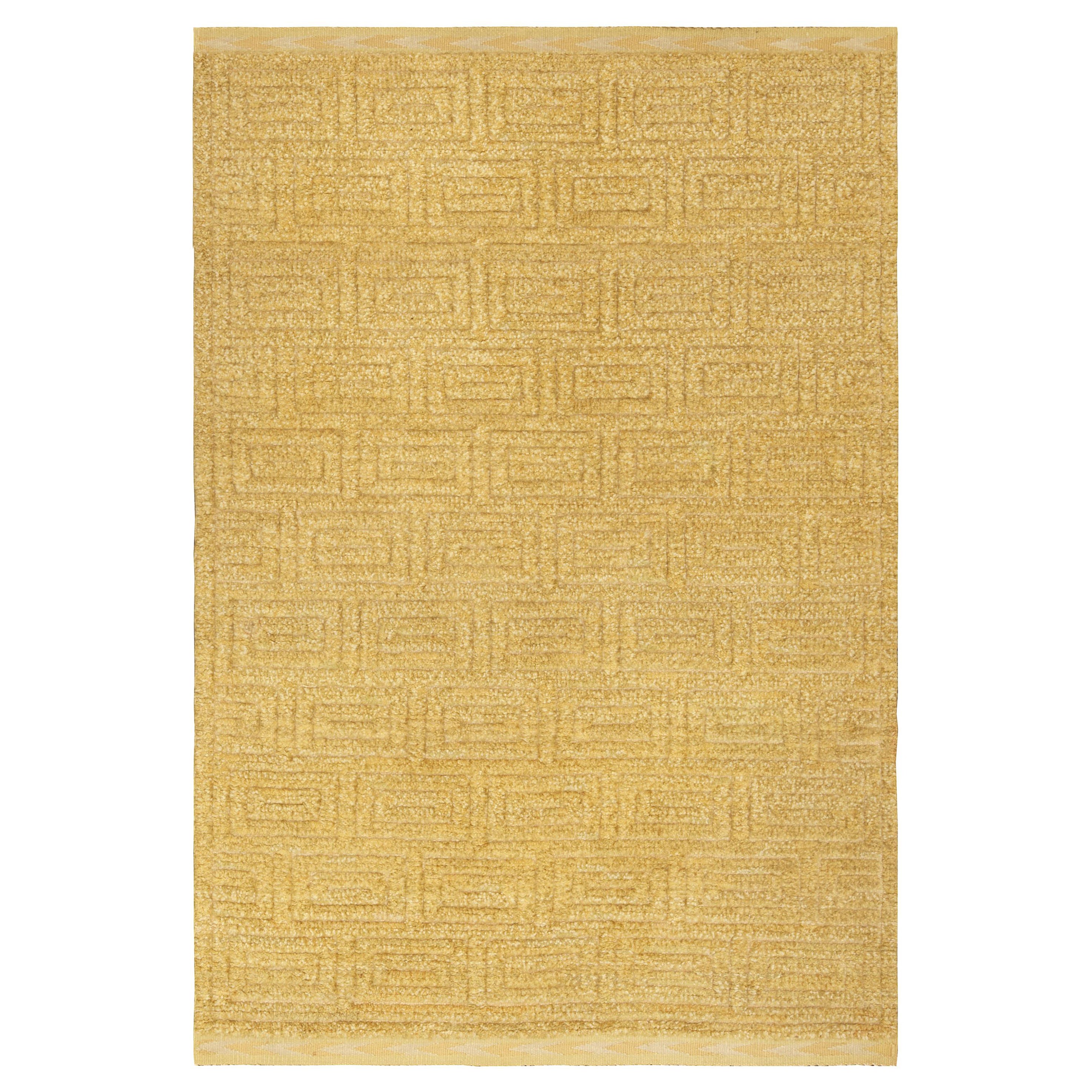 Doris Leslie Blau, demi-pièce suédoise jaune vintage par Elsa Gullberg en vente