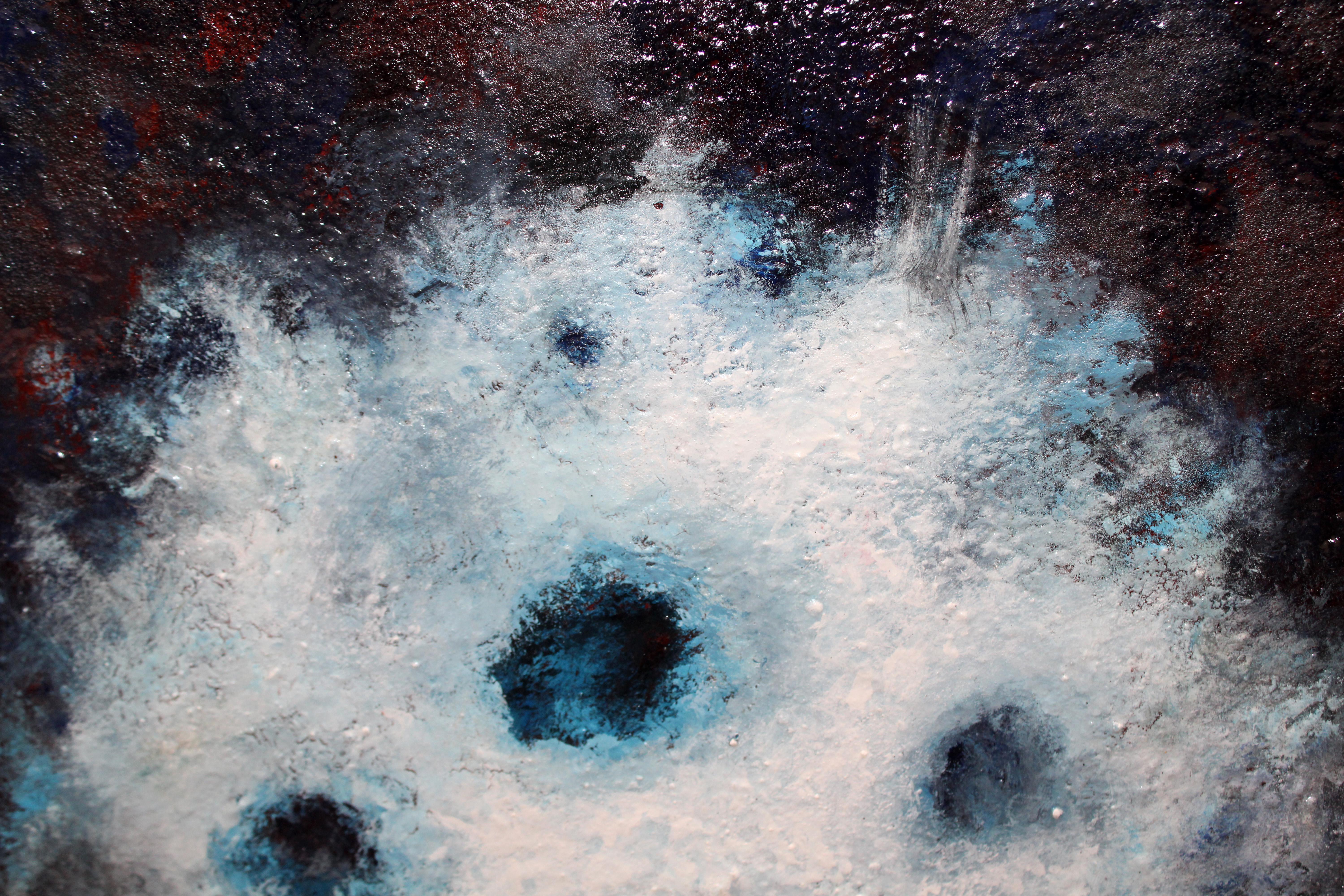 Galaxia en movimiento - Óleo sobre tela (Abstrakt), Painting, von Doris Malfeito Torrella