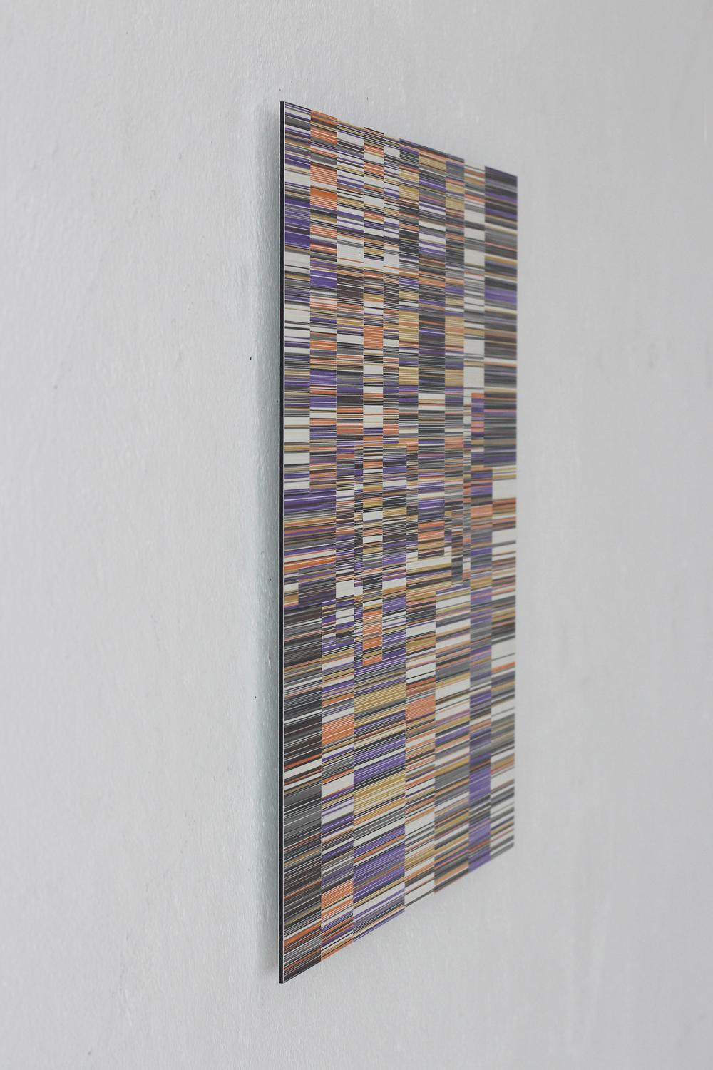 Layer No.14 par Doris Marten - minimalisme abstrait, peinture colorée en vente 1