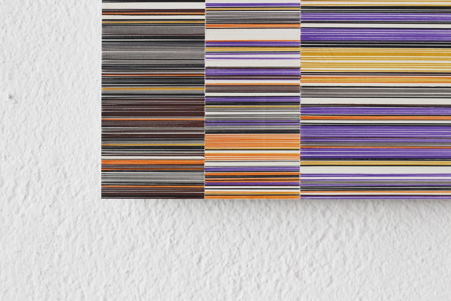 Layer No.14 par Doris Marten - minimalisme abstrait, peinture colorée en vente 2