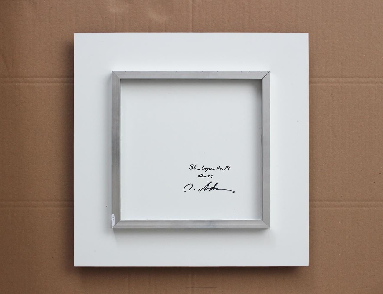 Layer No.14 par Doris Marten - minimalisme abstrait, peinture colorée en vente 3