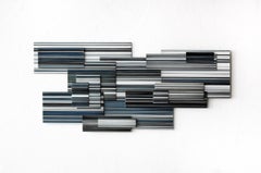 Layers Object No. 12 by Doris Marten - Abstract painting, minimalist, lines, ink