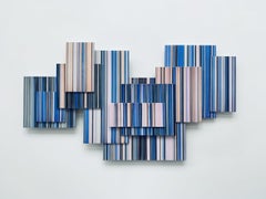 Layers Object No. 14 by Doris Marten - Abstract painting, minimalist, lines, ink