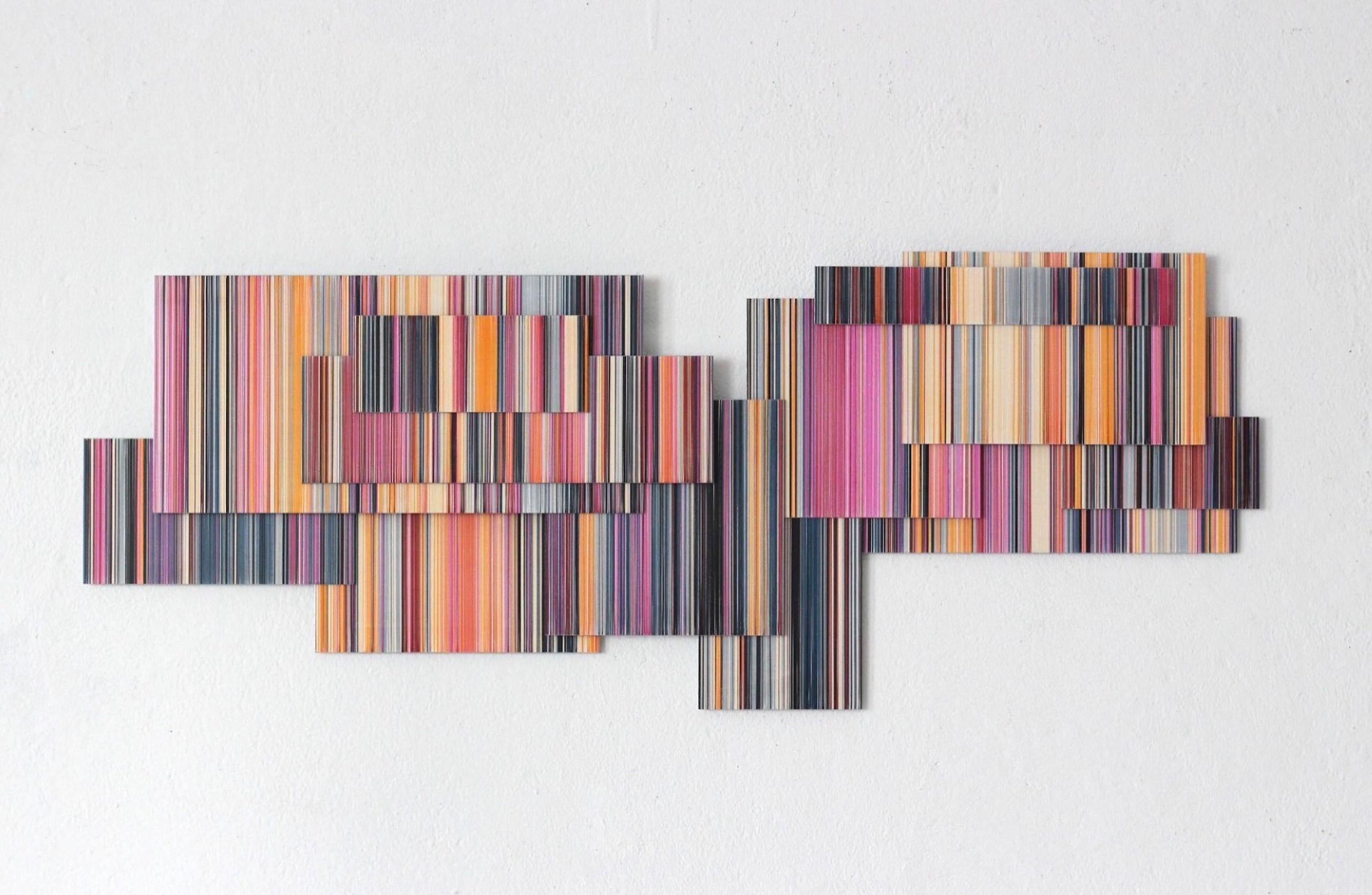 Layers Object No. 16 is a unique ink drawings on Alu-Dibond painting by contemporary artist Doris Marten, dimensions are 41 × 91 cm (16.1 × 35.8 in).
The artwork is signed, sold unframed and comes with a certificate of authenticity.

Between a