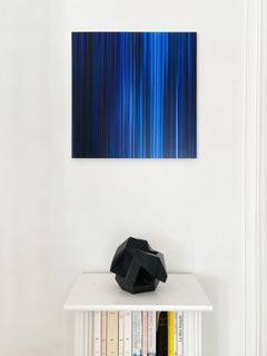 Light'n'Lines No.20 von Doris Marten - Abstrakte Malerei, Linien, Blau
