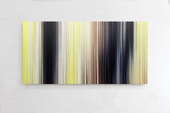 Light'n'Lines No.28 von Doris Marten - Abstrakte Malerei, Gelb, Linien, Harmonie