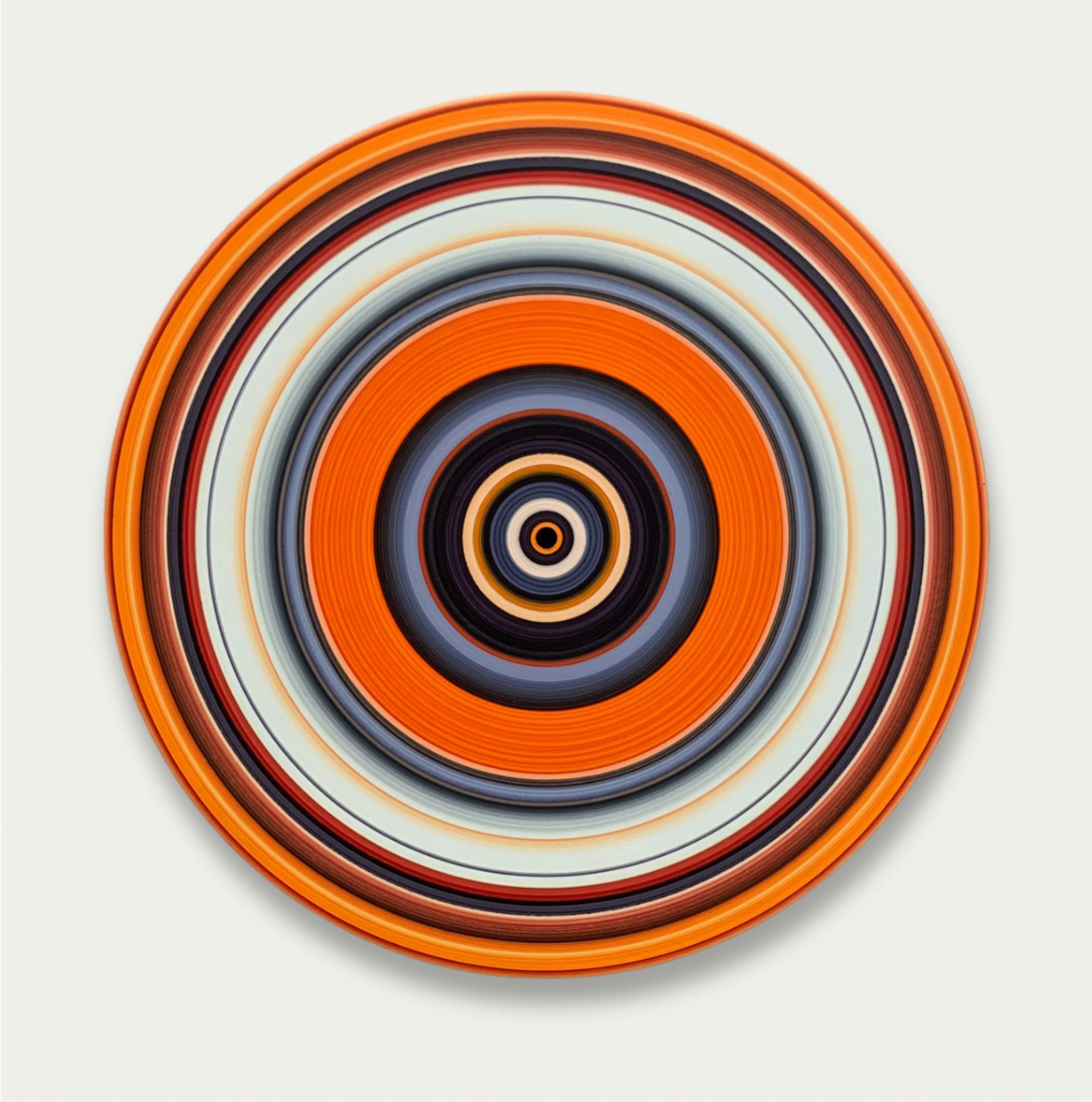 Pilgrim No. 37 is a unique oil on vinyl painting by German contemporary artist Doris Marten, dimensions are 30 × 30 cm (11.8 × 11.8 in). 
The artwork is signed, sold unframed and comes with a certificate of authenticity.

This artwork is part of the