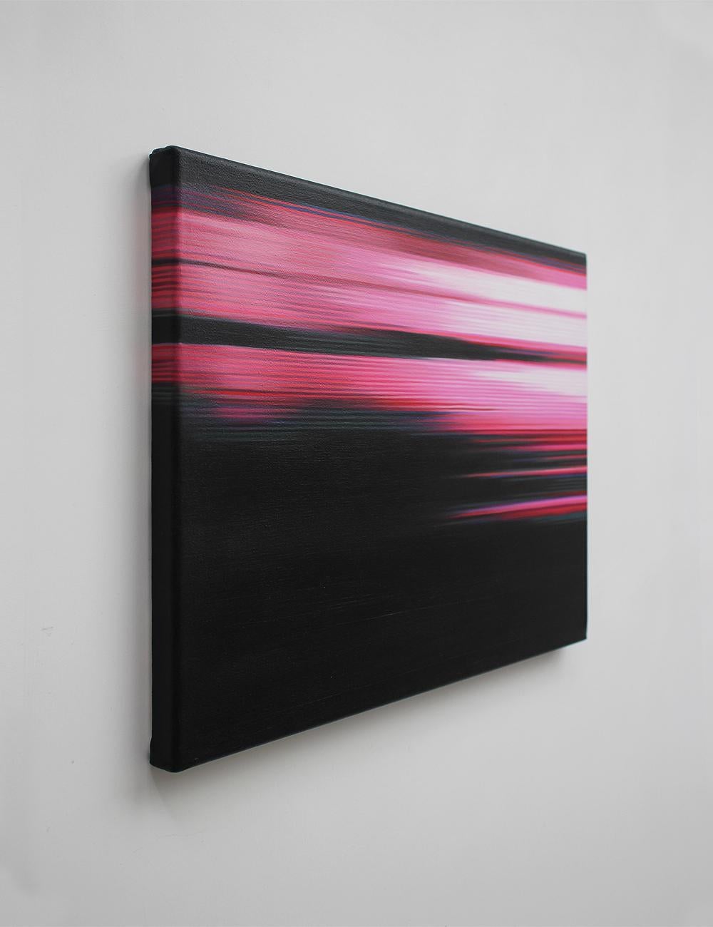 Pink Painting (Landscape No.7) by Doris Marten - Abstract painting, contemporary For Sale 2