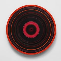 Doris Marten - Red Hot Chili Peppers No. 42 by Doris Marten - Oil on vinyl record, circles Red Hot Chili Peppers No. 42 by Doris Marten - Oil on vinyl record, circles