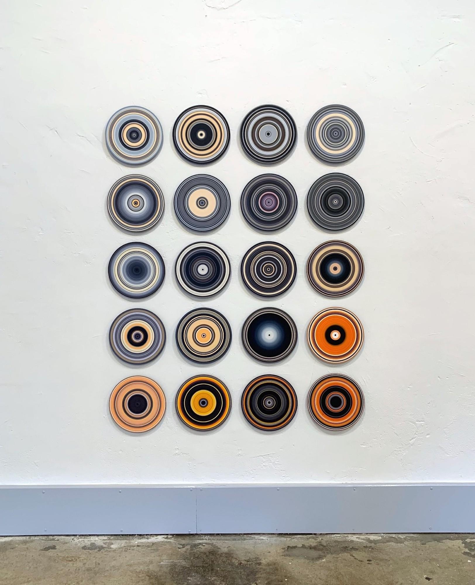 SOUND AND VISION – BlackWhiteOrange (Volume II) by Doris Marten - Installation  For Sale 1