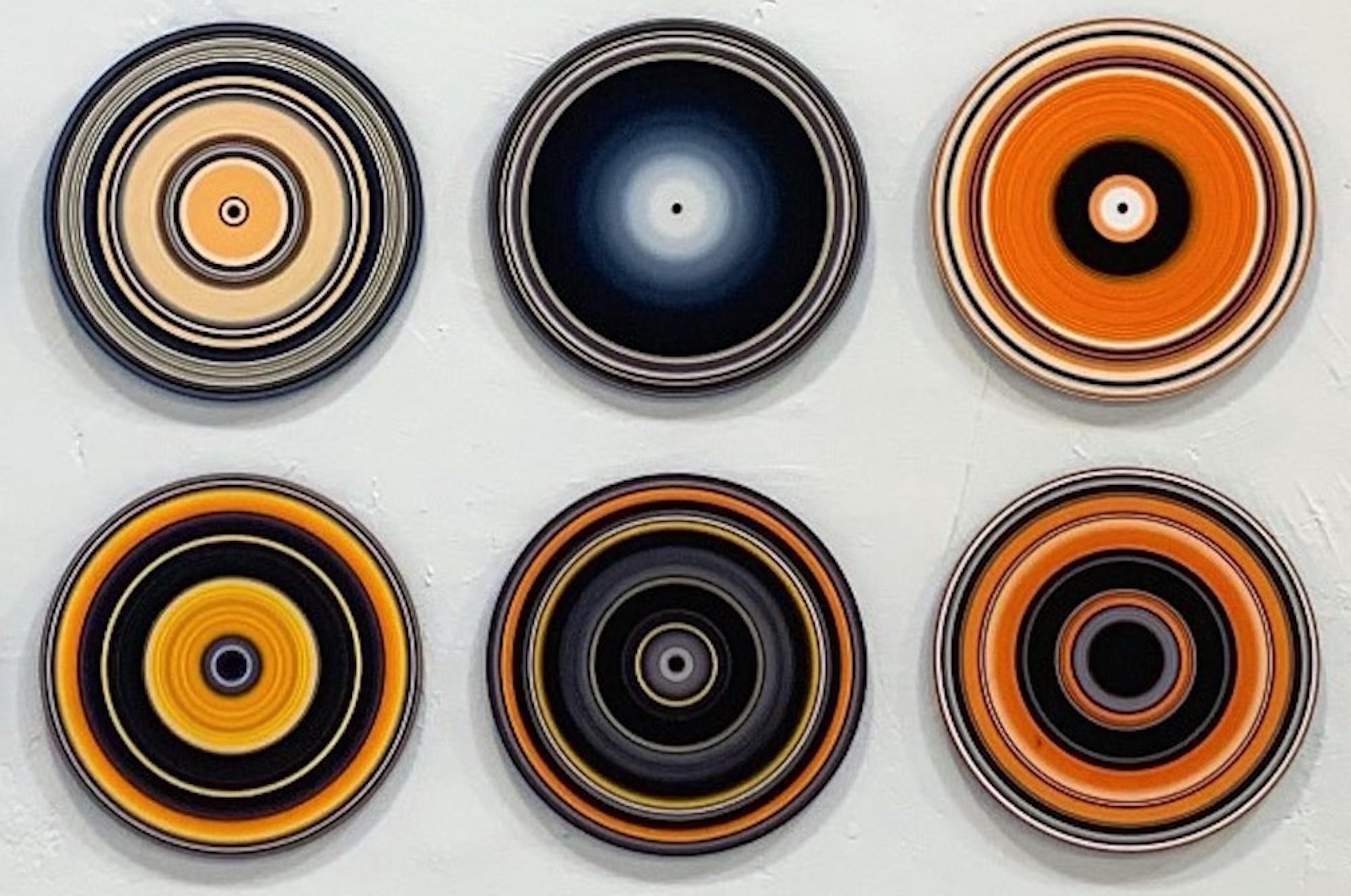 SOUND AND VISION – BlackWhiteOrange (Volume II) by Doris Marten - Installation  For Sale 3