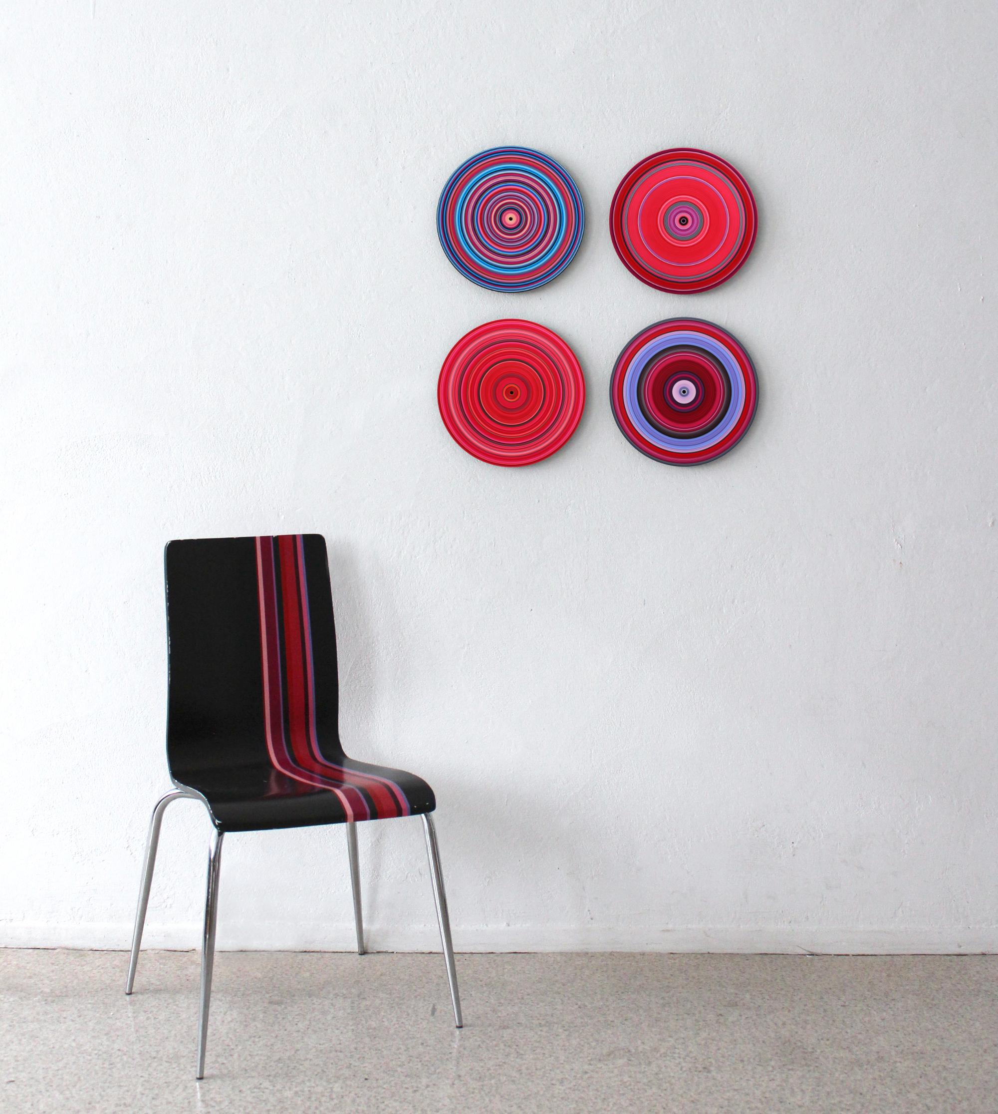 SOUND AND VISION – Song for Tamlyn by Doris Marten - Installation, pink For Sale 1