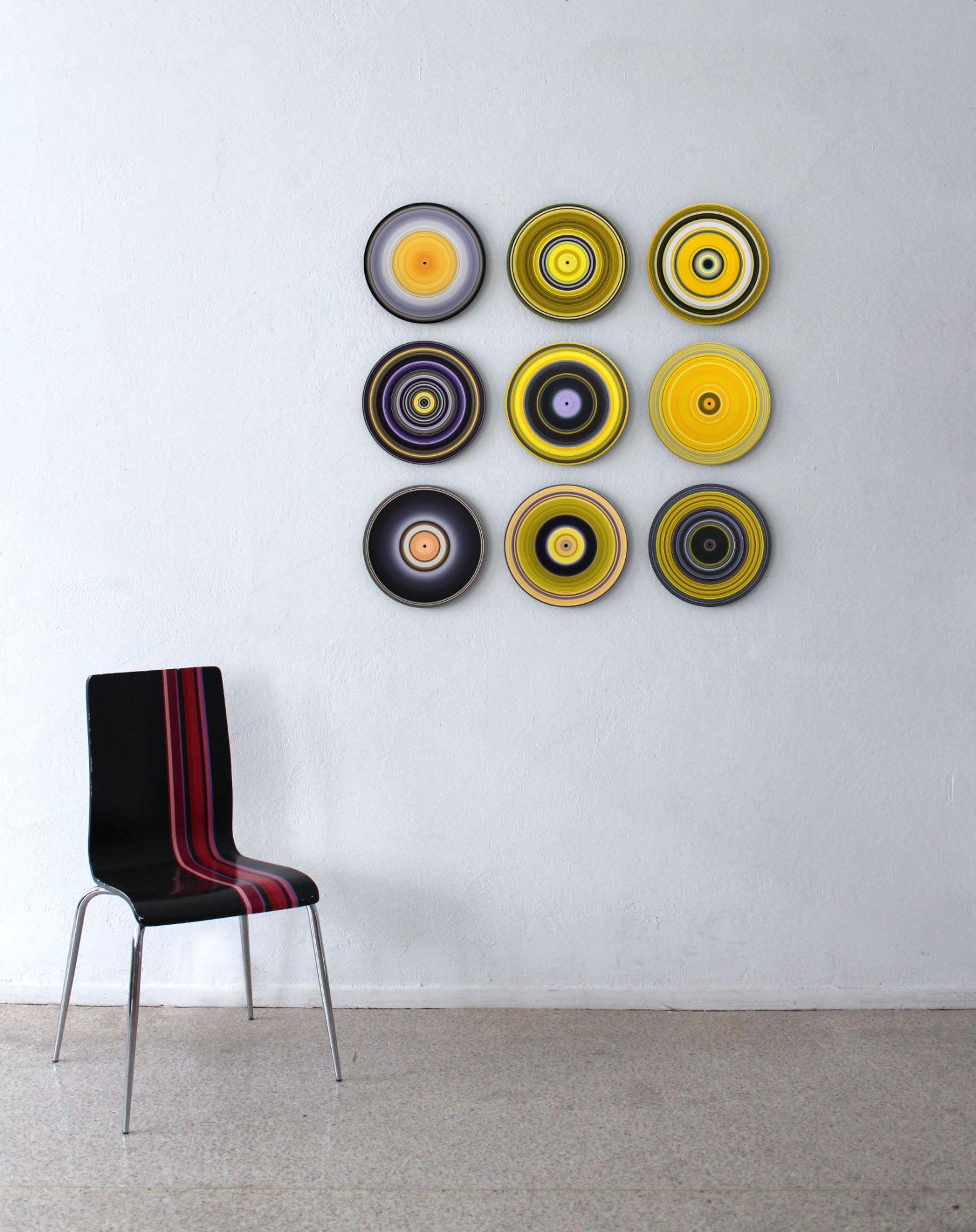 SUONO E VISIONE - Tu mi hai chiamato giallo pastoso A di Doris Marten - Installazione in vendita 2