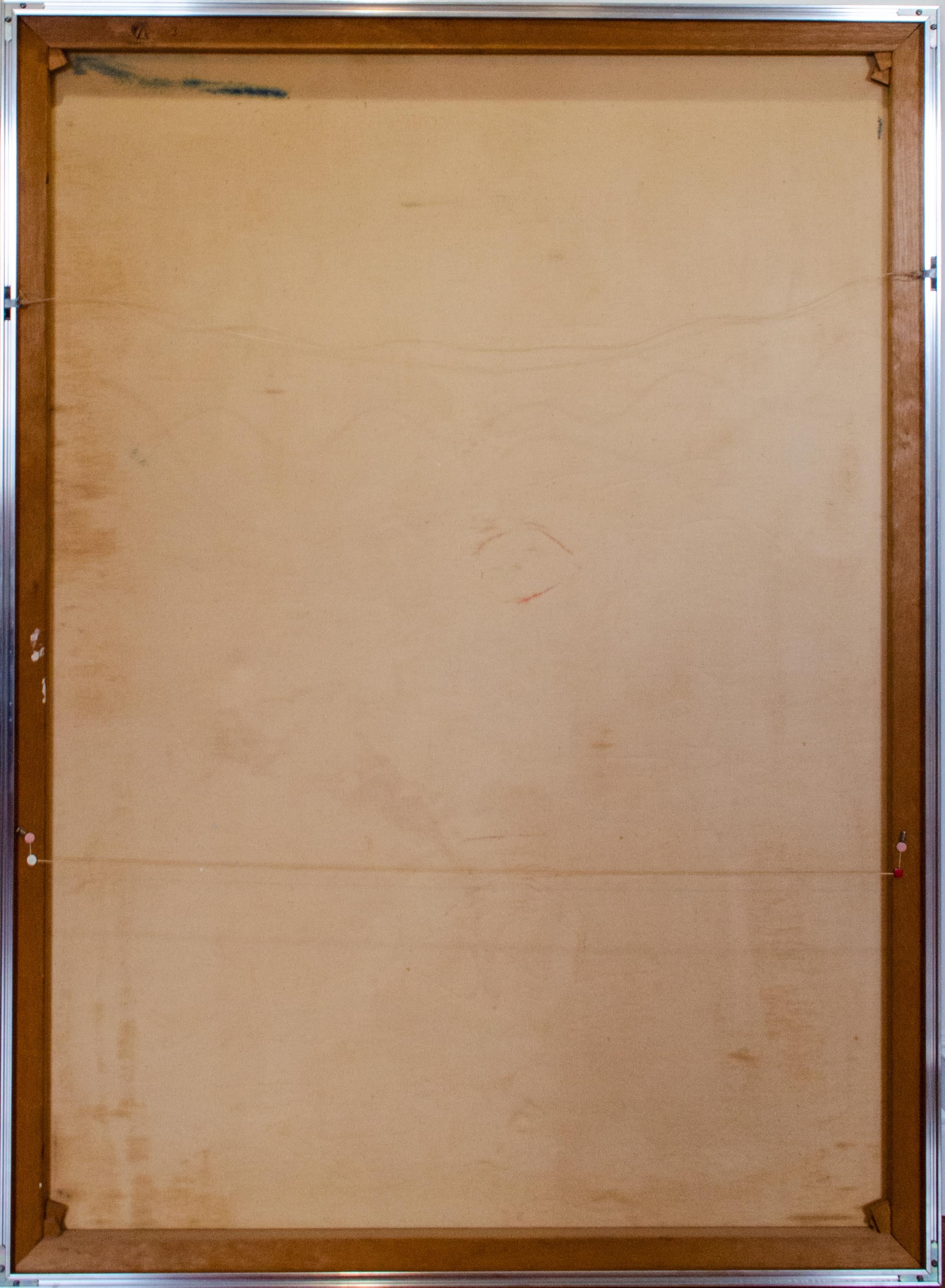Female Expressionist Mid Century Abstract painting by Doris Mooney Hanna For Sale 3