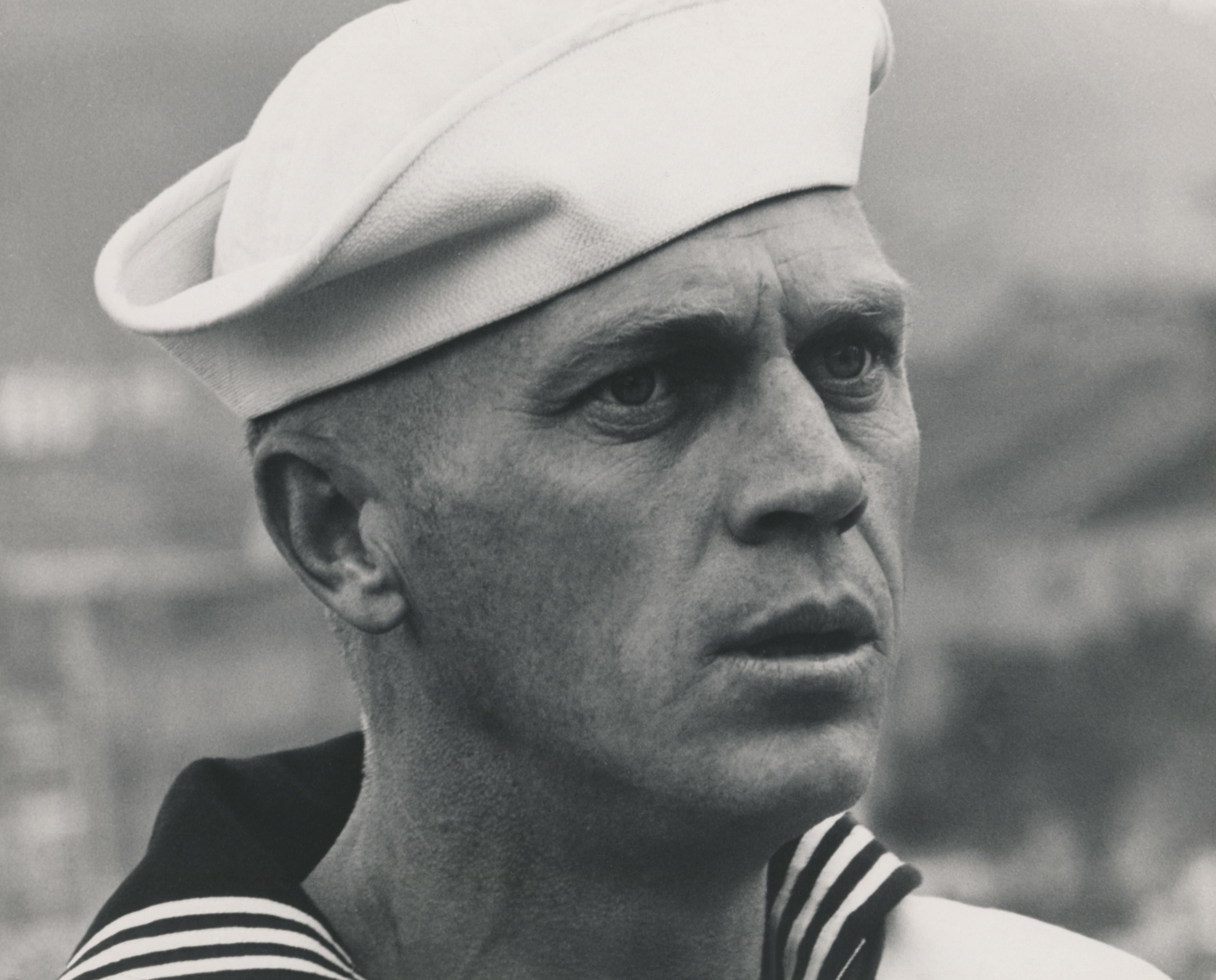 Doris Nieh Portrait Photograph - Steve McQueen in Naval Uniform Fine Art Print