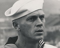 Steve McQueen in Naval Uniform Fine Art Print