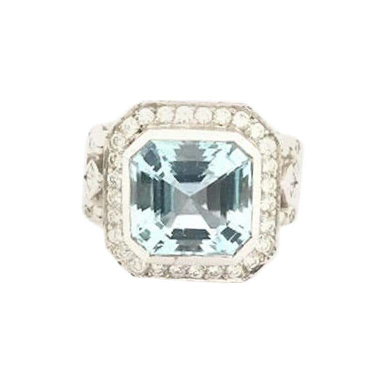 My Doris Rings 2.0 Carat Emerald Cut Colombian Emerald and Diamond Designer Doris ...
