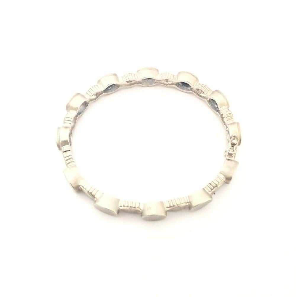 Doris Panos Blue Sapphire and Diamonds Ladies Bangle BR607SA 3