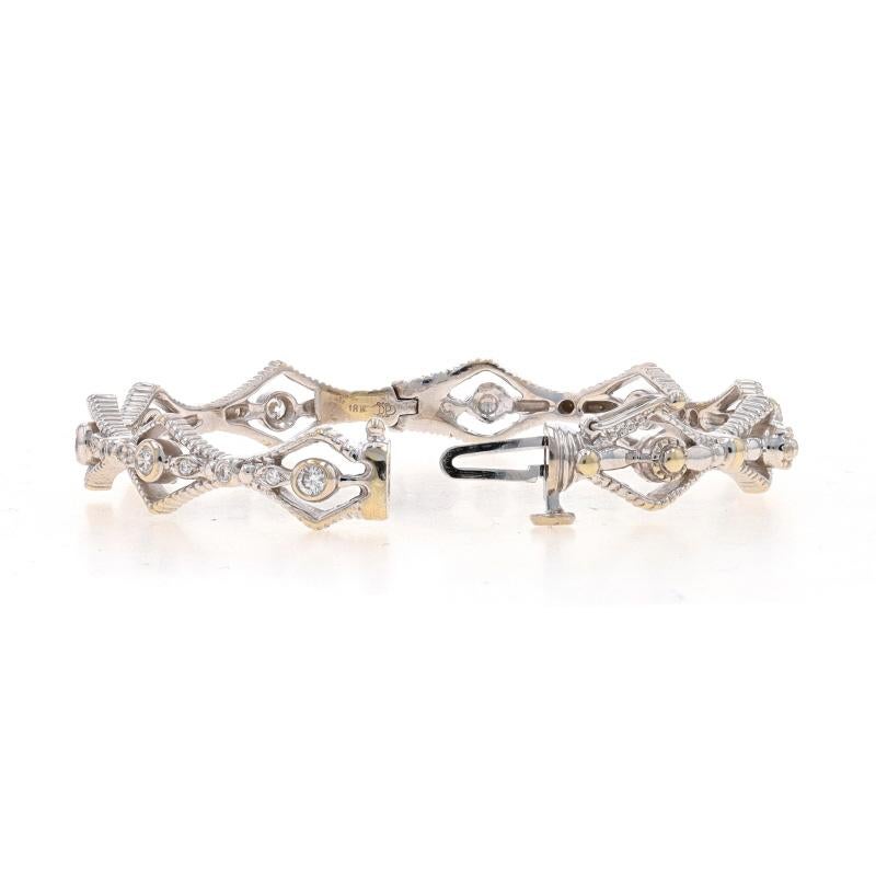 Women's Doris Panos Diamond Bangle Bracelet 6 3/4