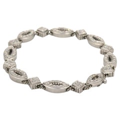 Doris Panos Bracelet en or blanc 18 carats avec 2,62 carats de diamants