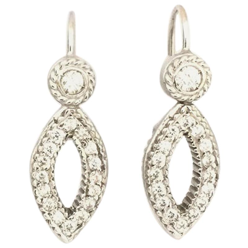 Doris Panos Ladies Diamond Earring ER209WG For Sale